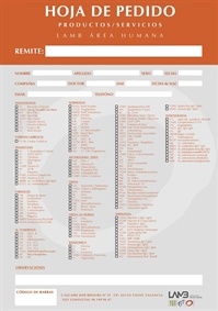 LAMB Área Humana - Hoja de solicitud